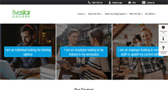 Desktop Screenshot of fivestar.edu.au