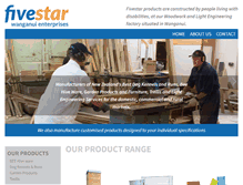 Tablet Screenshot of fivestar.org.nz